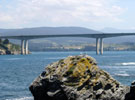 Puente de los Santos y Ría del Eo